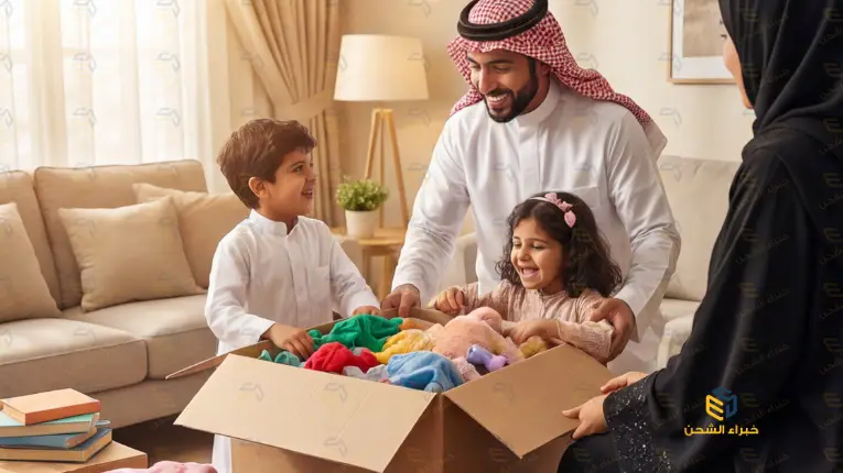 مرحلة نقل العفش بالرياض، التفريغ والتركيب في البيت الجديد